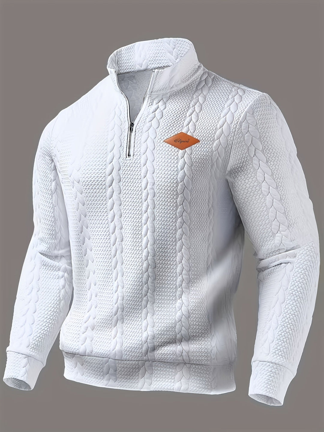Men's Zipper Knit Sweater