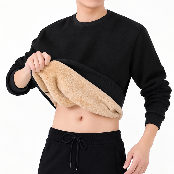 Men's Fleece Crew Neck Sweatshirt