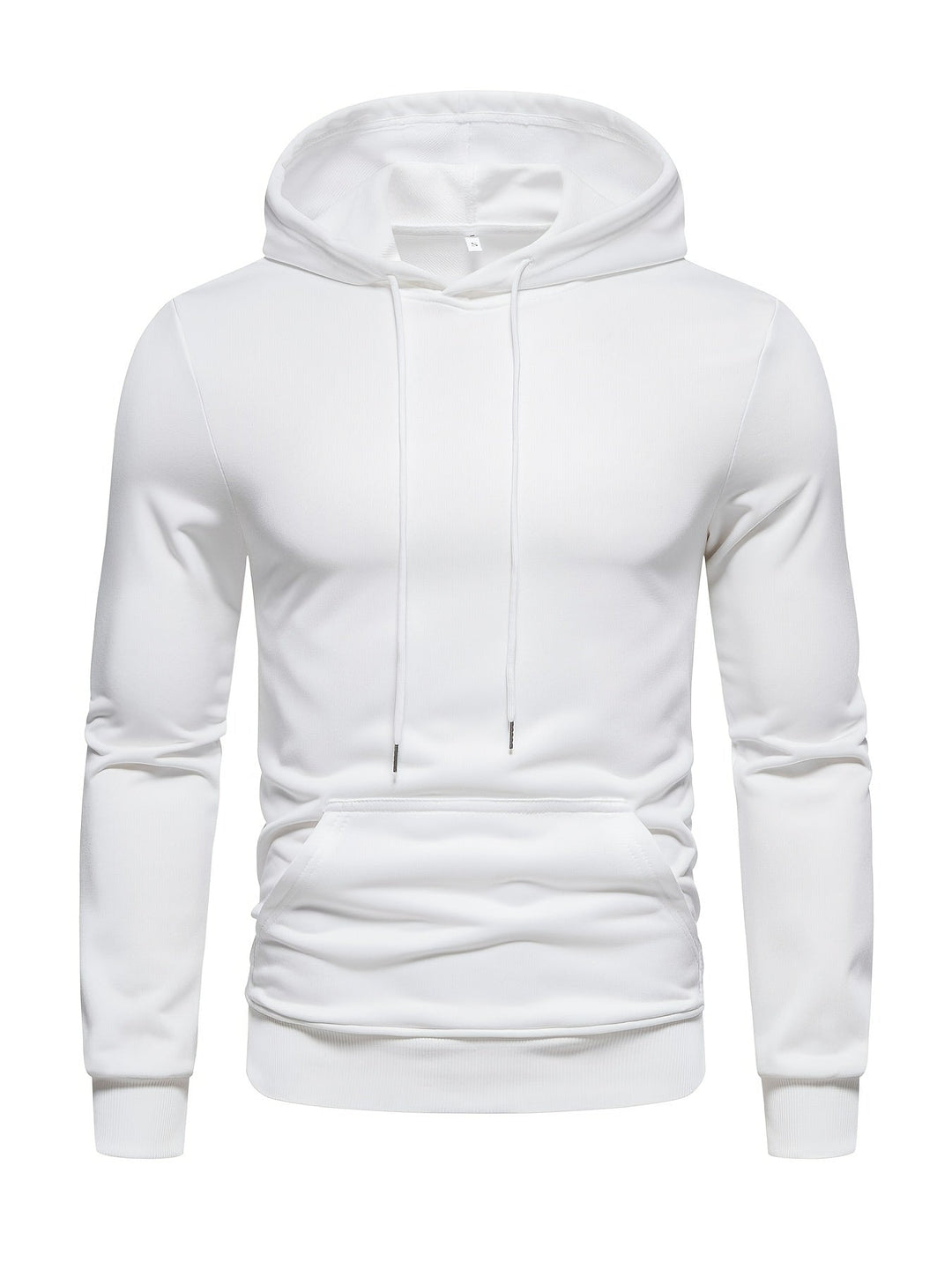 Men's Solid Drawstring Hoodie