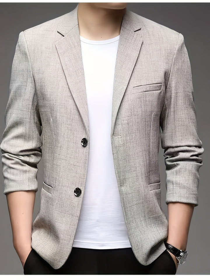Men's Textured Suit Jacket