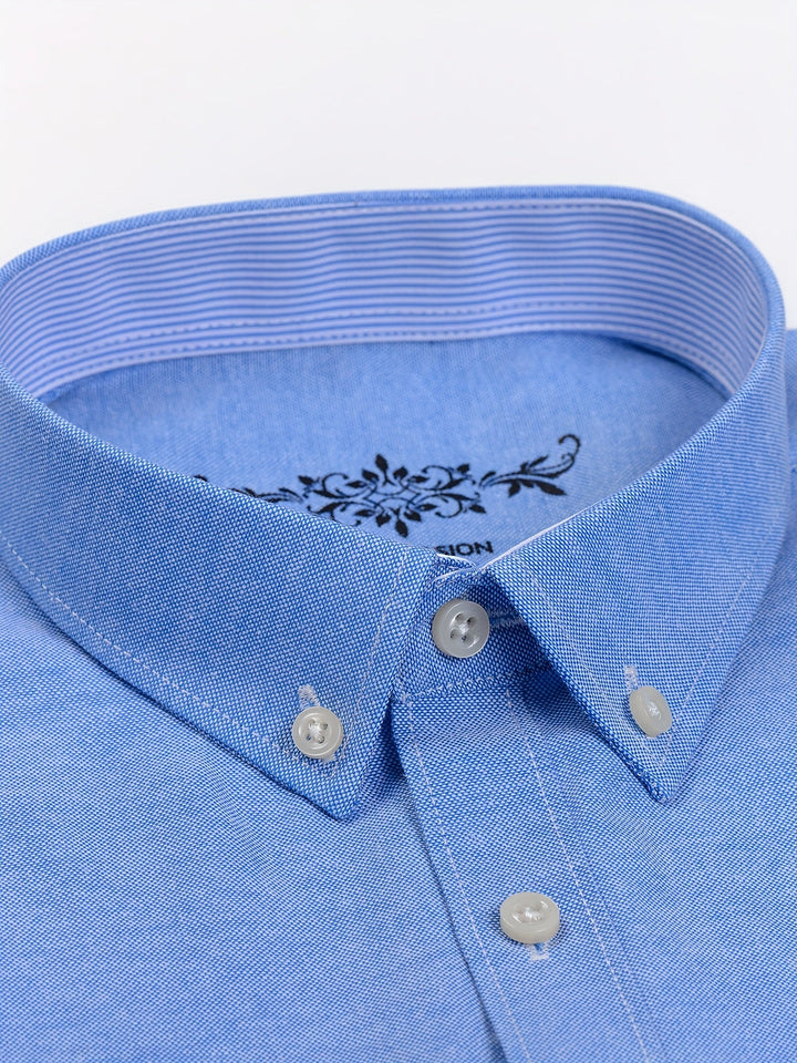 Men's Solid Lapel Pocket Shirt