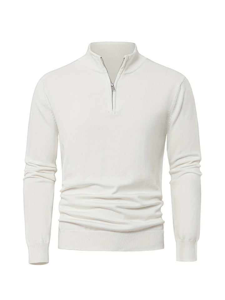 Men's Half Zip Knit Sweater