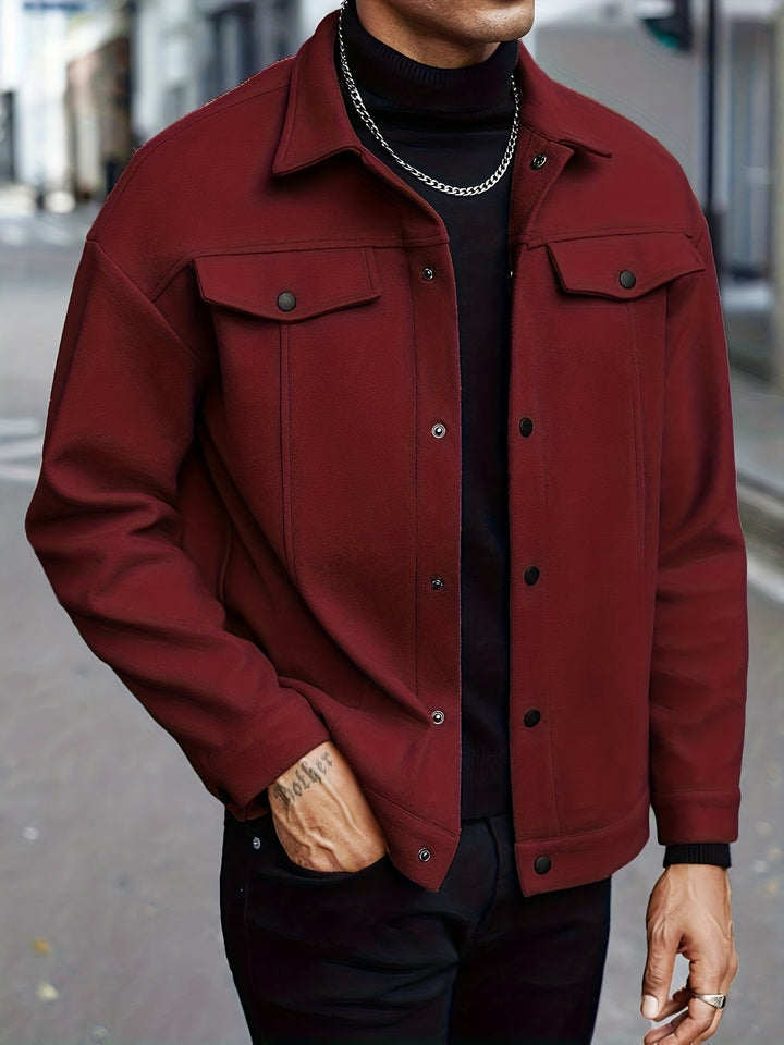 Men's Button-Front Jacket