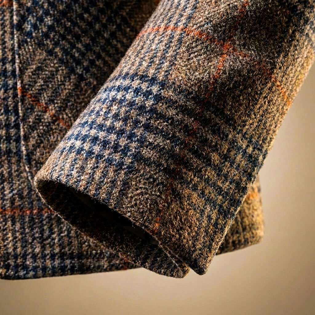 Men's Houndstooth Wool Blazer
