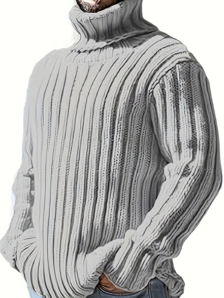 Men's High Neck Knit PUllover