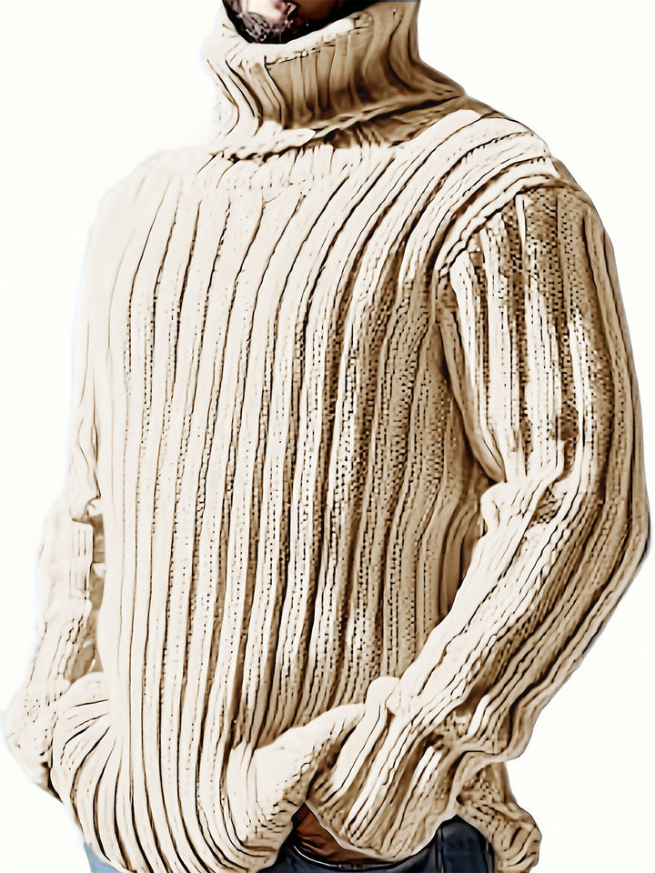 Men's High Neck Knit PUllover