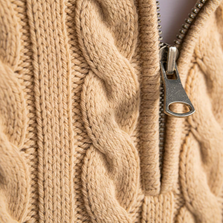 Henry Prestige Cable Knit Sweater