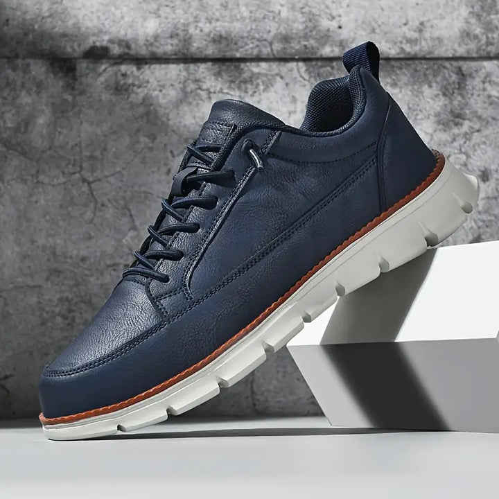 Leather Sneakers with Support