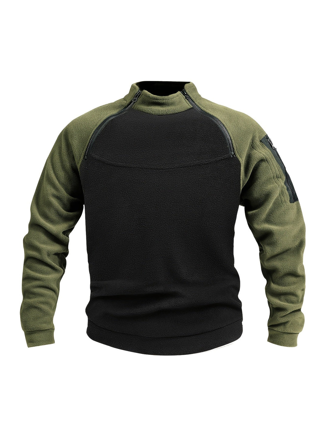 Nolan | Zip-Detail Mock-Neck Pullover