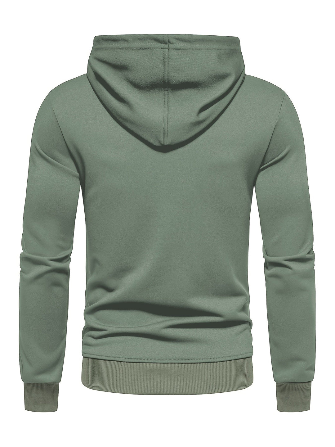 Men's Solid Drawstring Hoodie