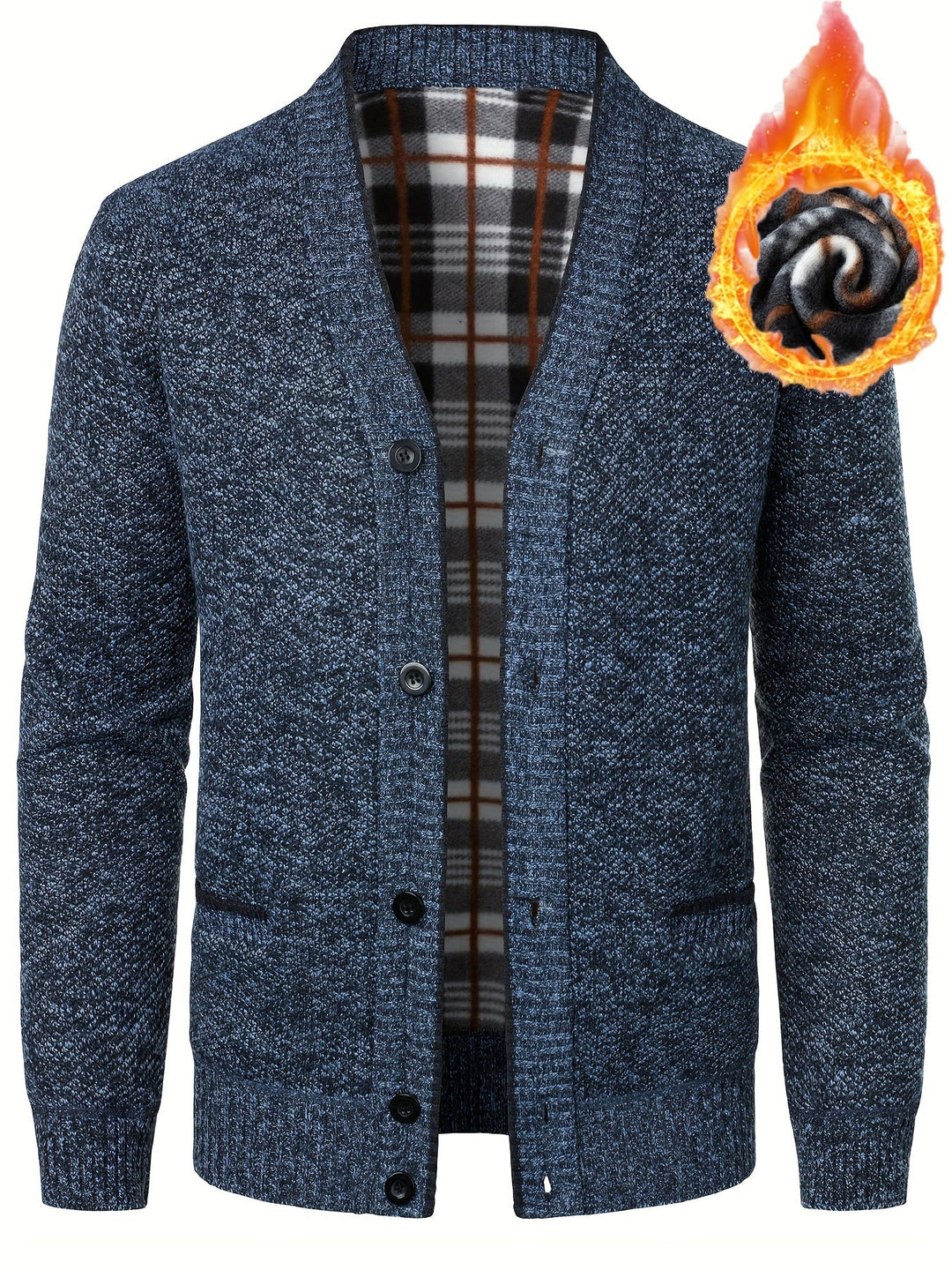 Men's Fleece Knit Cardigan