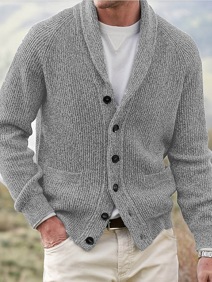 Men's Button Knit Cardigan