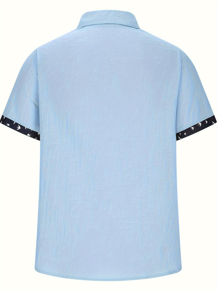 Men's Lapel Summer Shirt