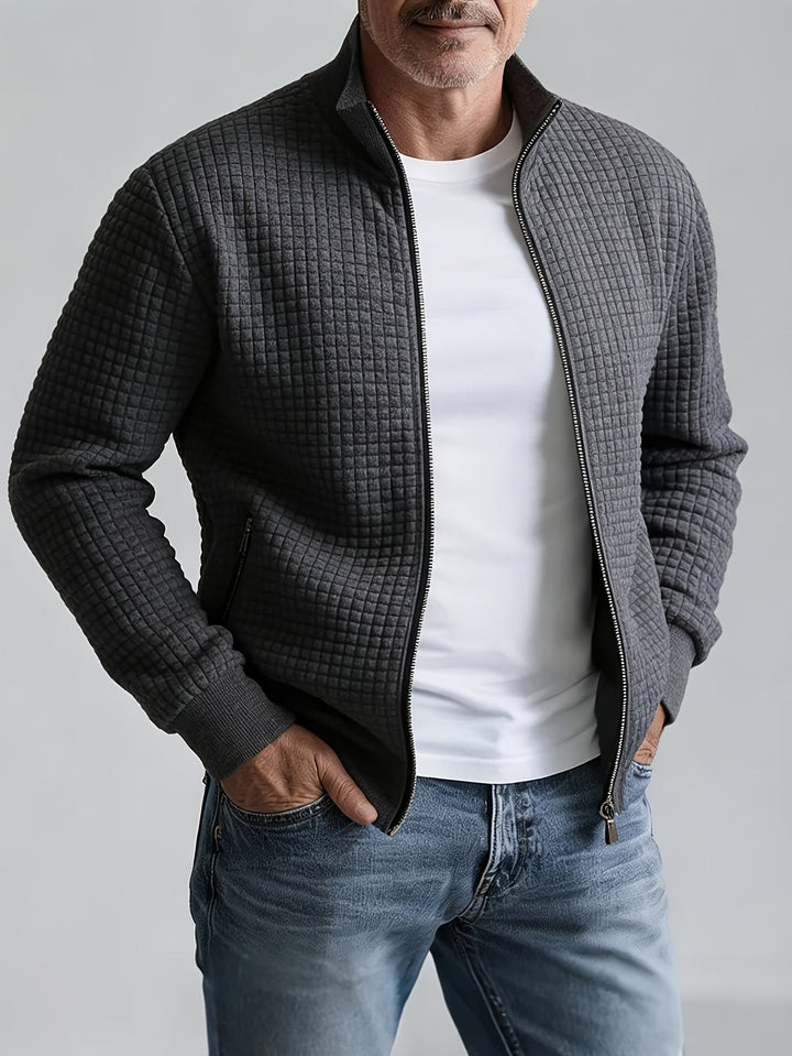Men's Waffle Zip Jacket