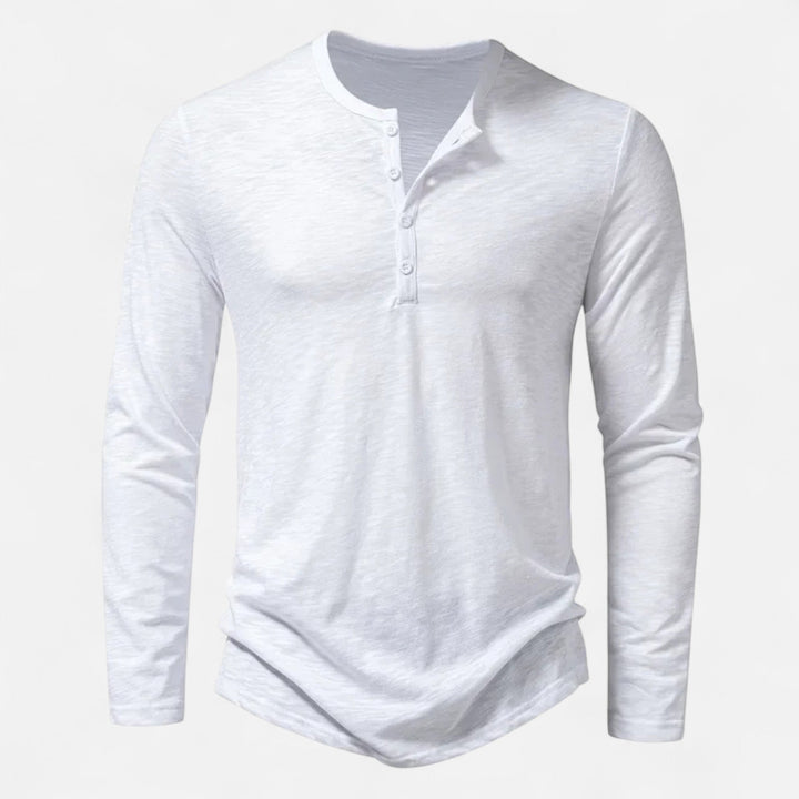 Men's Slim Fit Henley Shirt