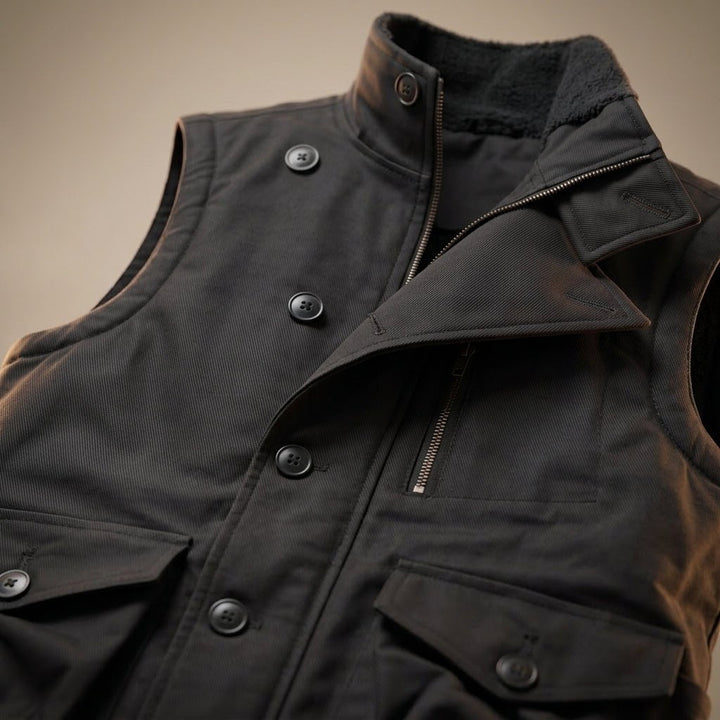 Hayes Asymmetrical Fleece Vest