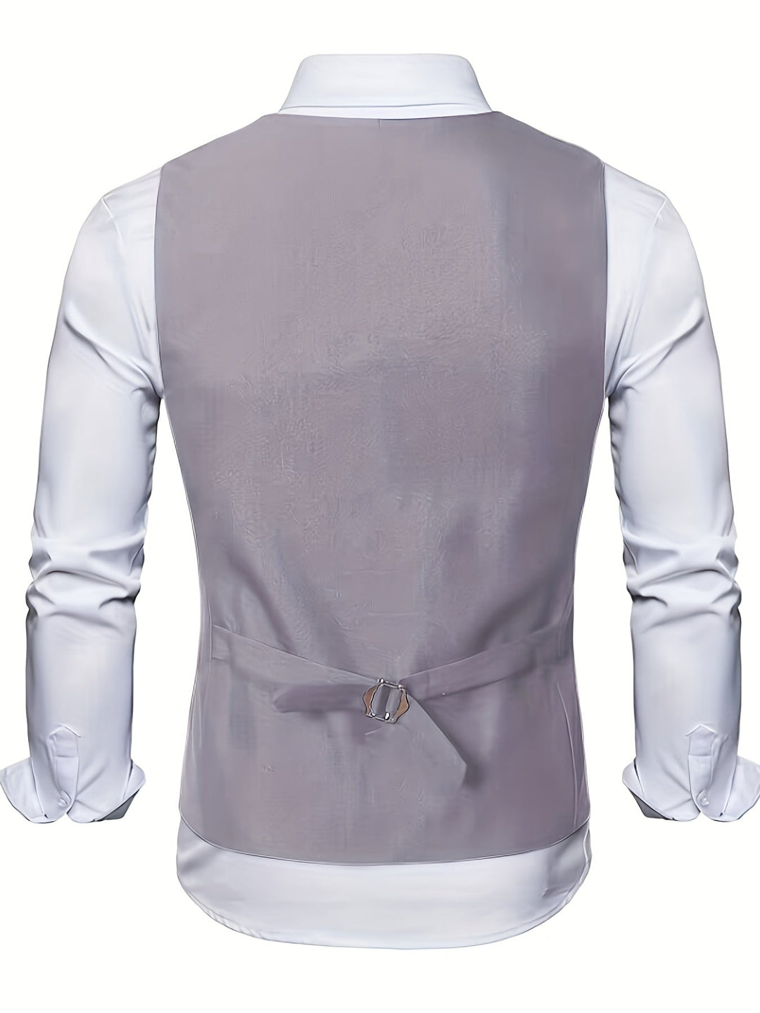 Men's Collarless Polyester Vest