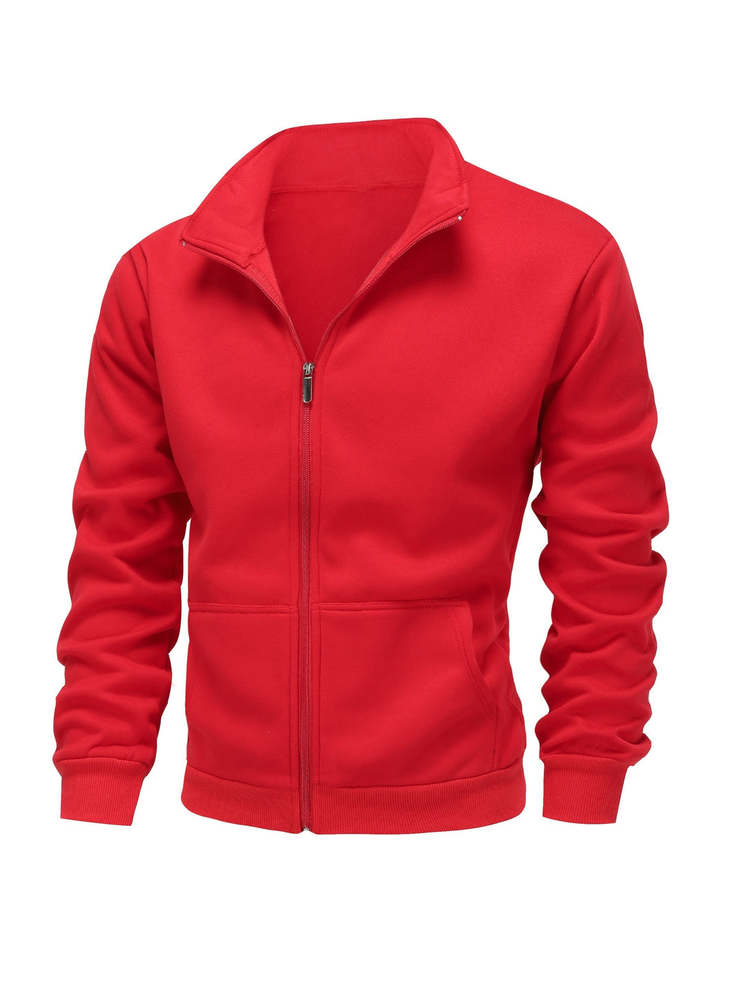 Men's High Neck Zip Hoodie Jacket