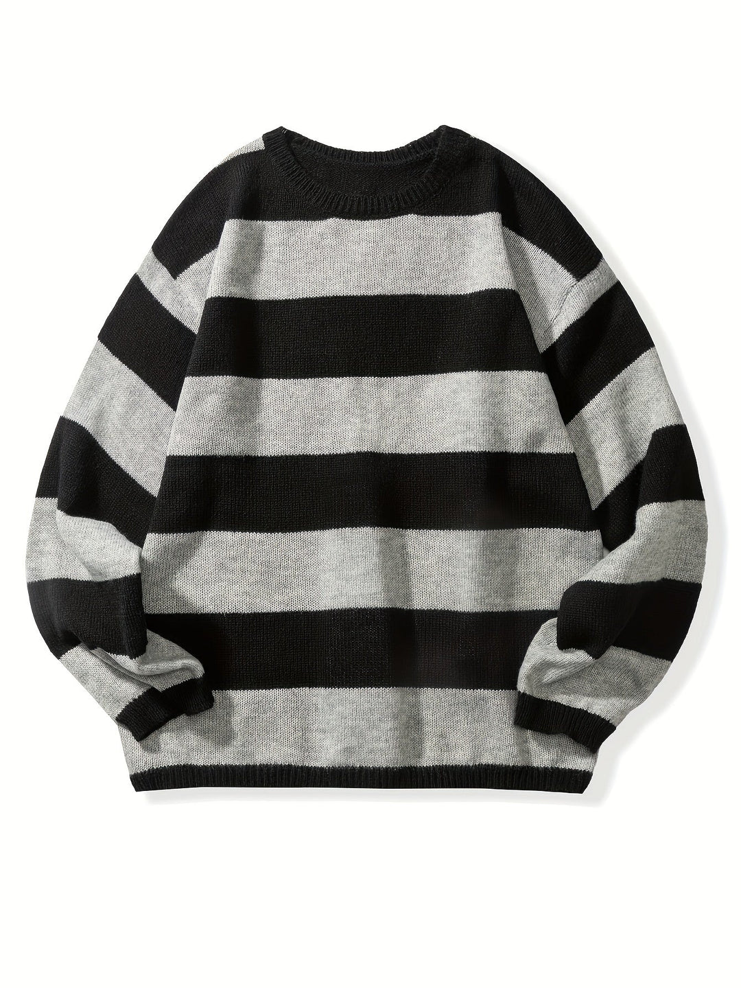 Men's Striped Knit PUllover