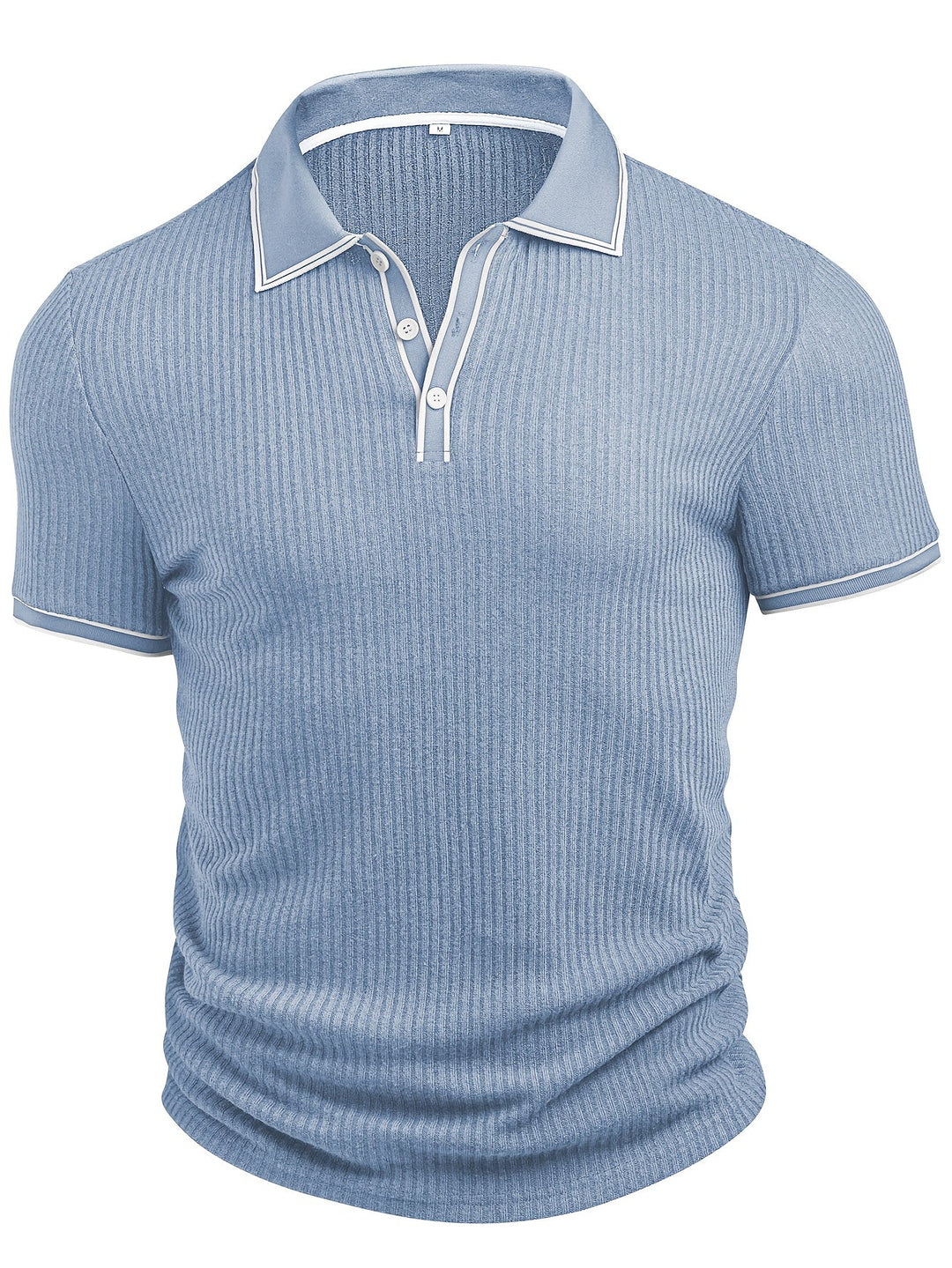 Men's Color Block Polo Shirt