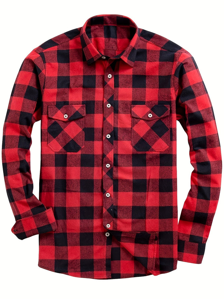 Men's Plaid Flannel Shirt