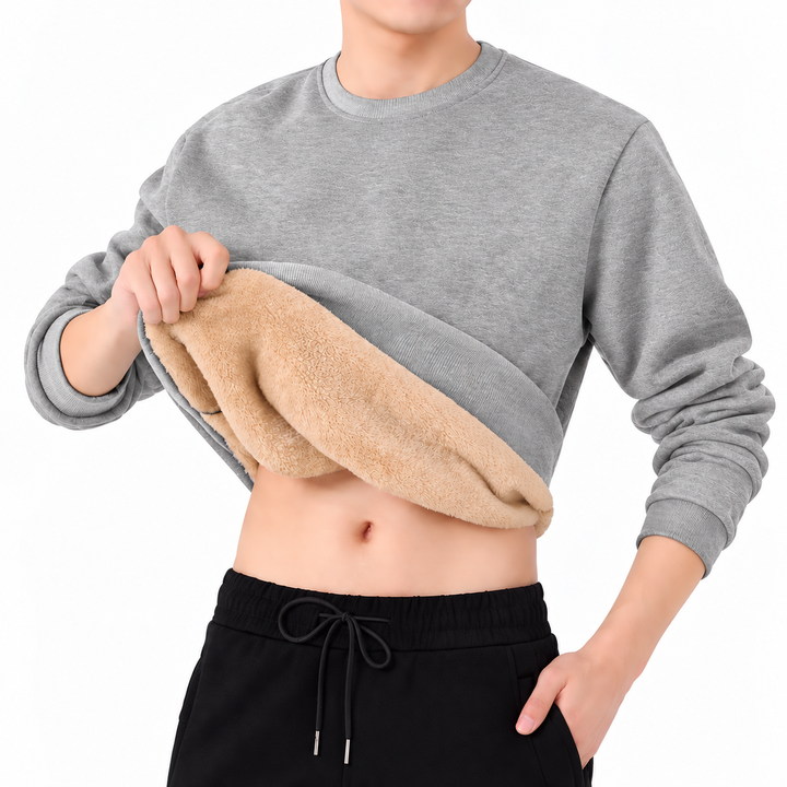 Men's Fleece Crew Neck Sweatshirt