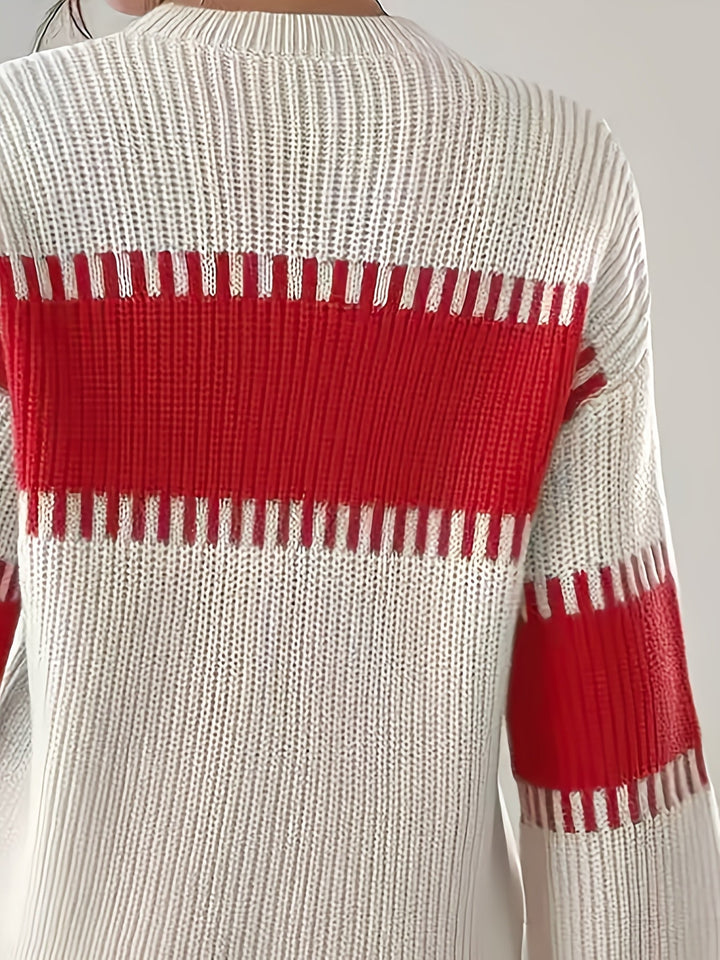 Adelaide | Color-Block Striped Sweater
