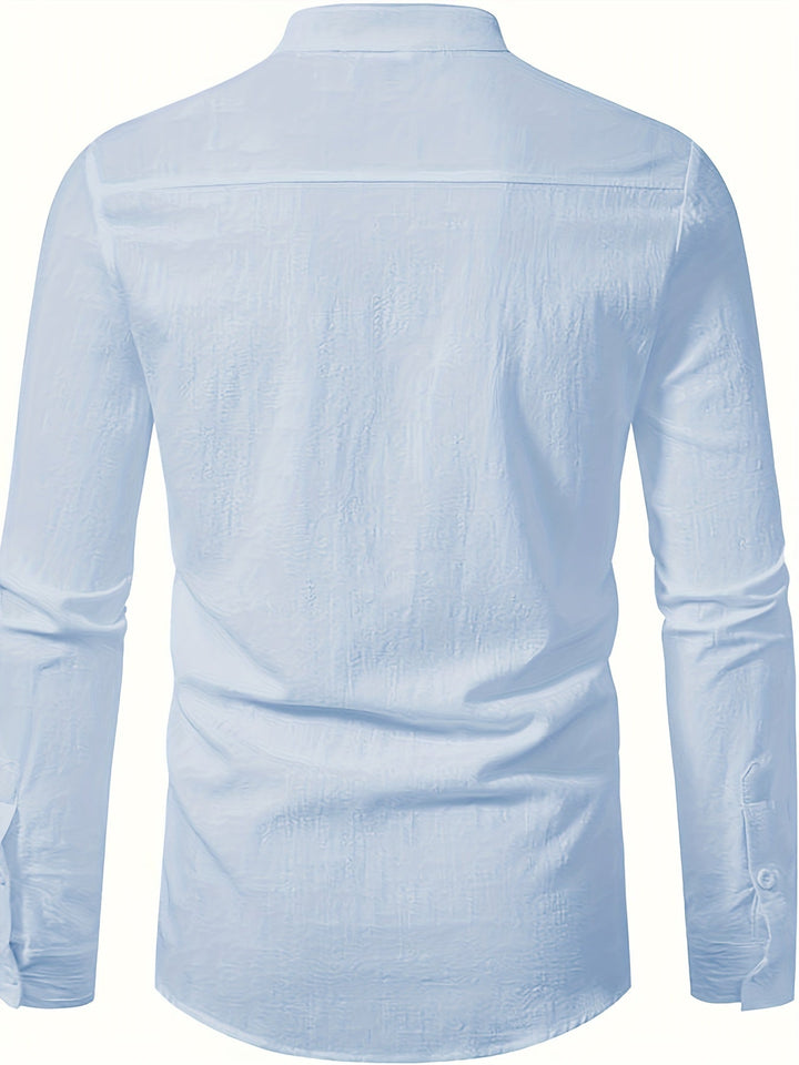 Men's Stand Collar Shirt