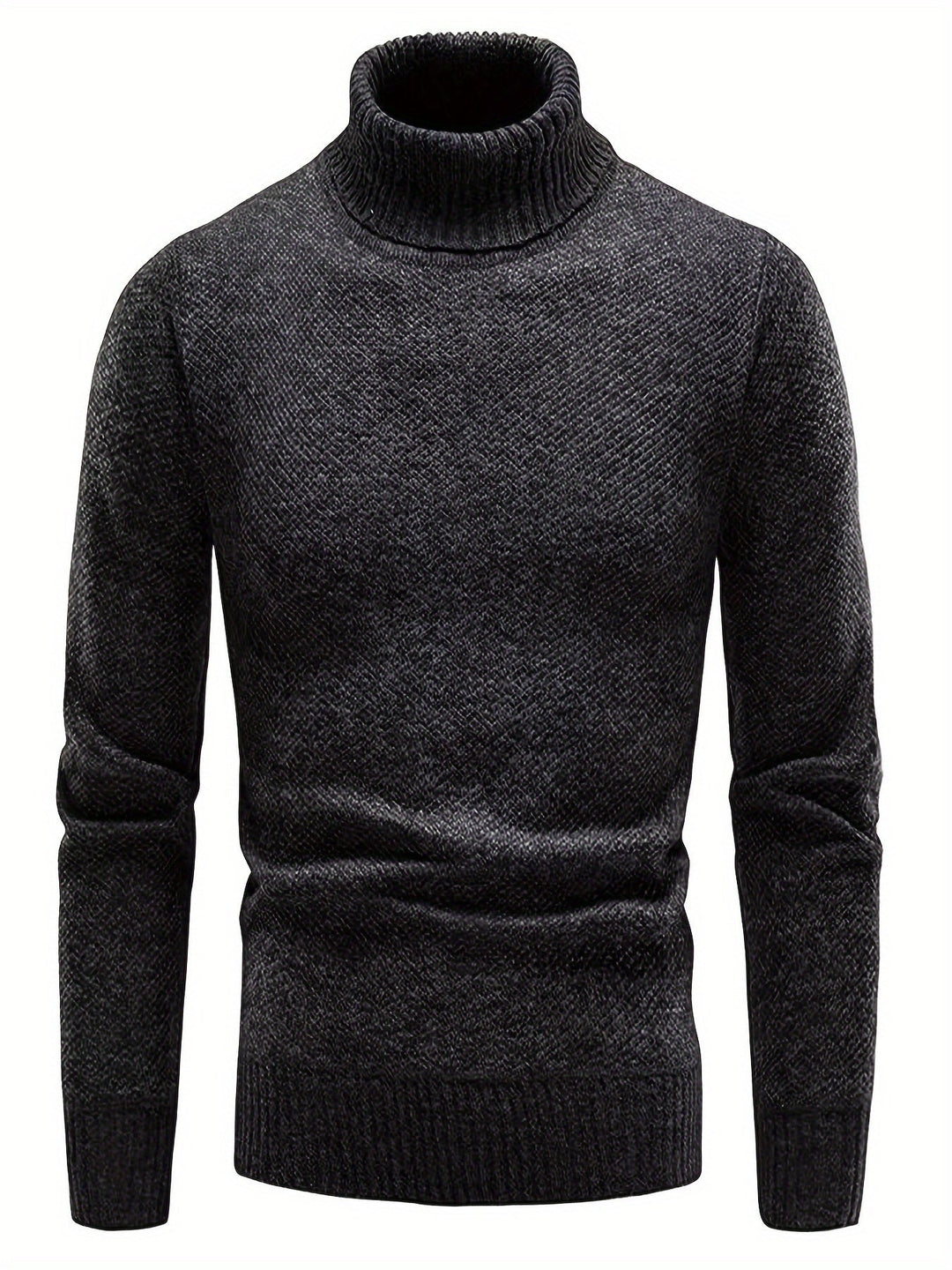 Men's Rib Knit Lapel Sweater