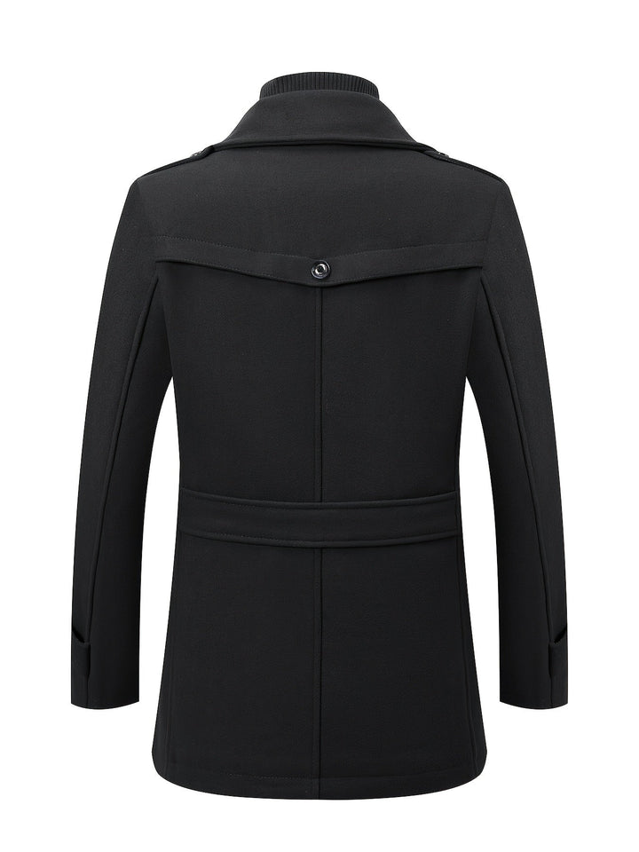 Men's Tweed Wool Coat