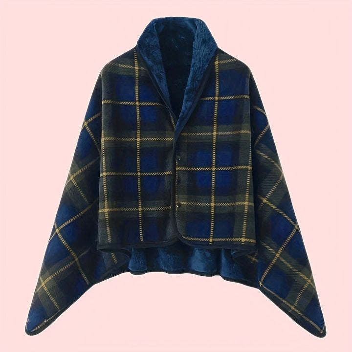 Linnea | Buttoned Wrap Shawl