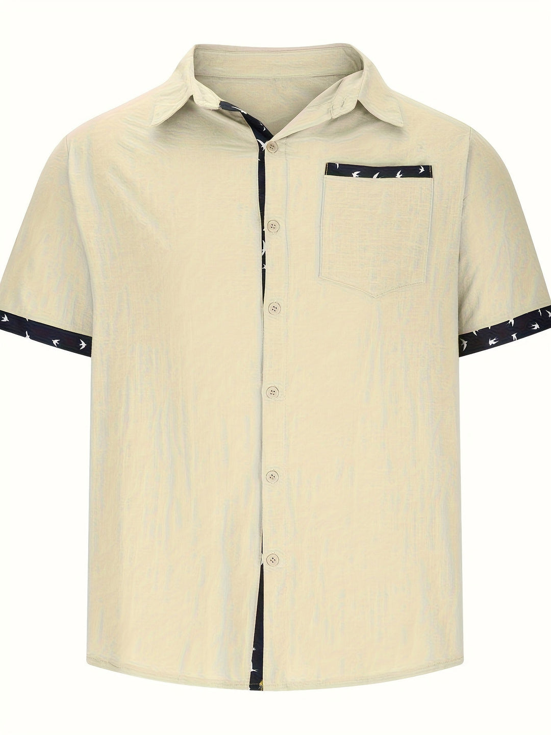 Men's Lapel Summer Shirt