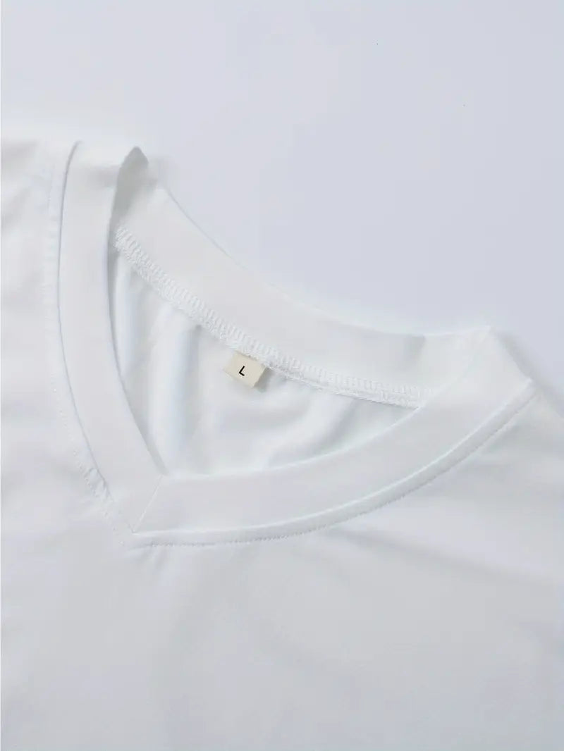 Men's Casual V-Neck T-Shirt