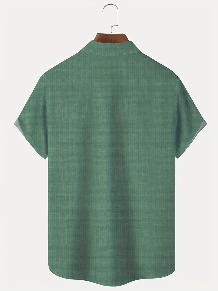 Men's Retro Print Shirt
