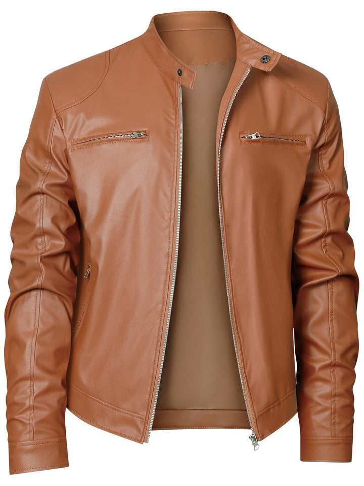 Men's Zip Motorcycle Jacket