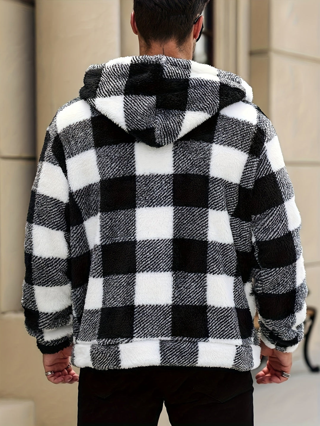 Men's Colourblock Hooded Jacket