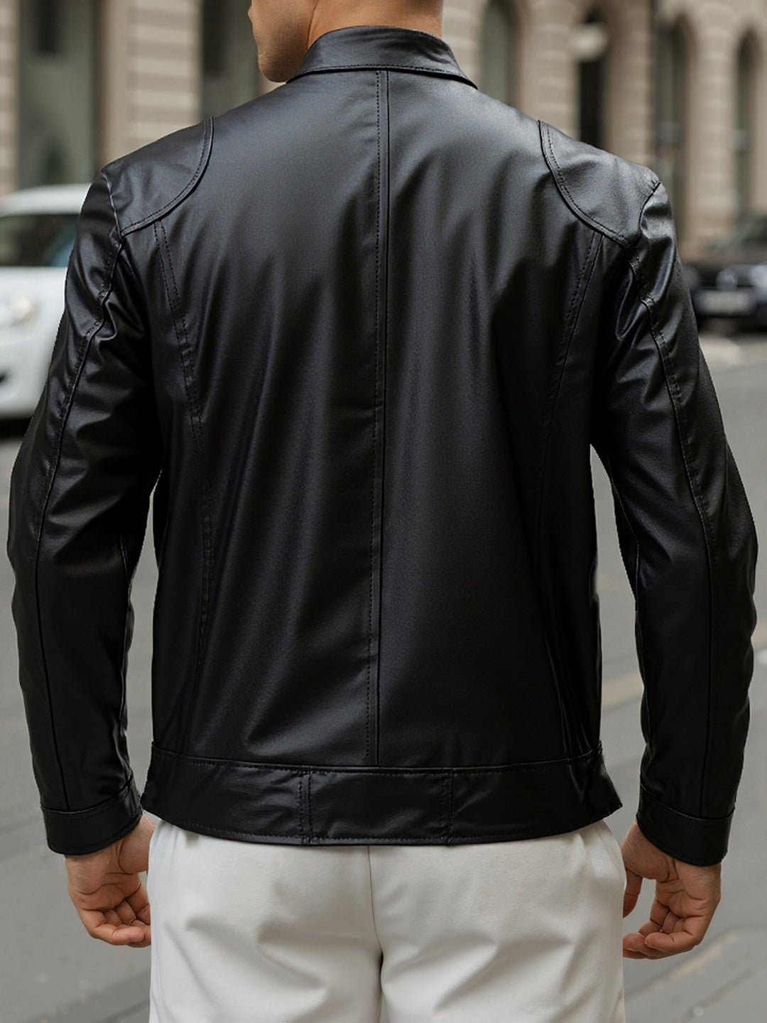 Men's Stand Collar Zip Coat