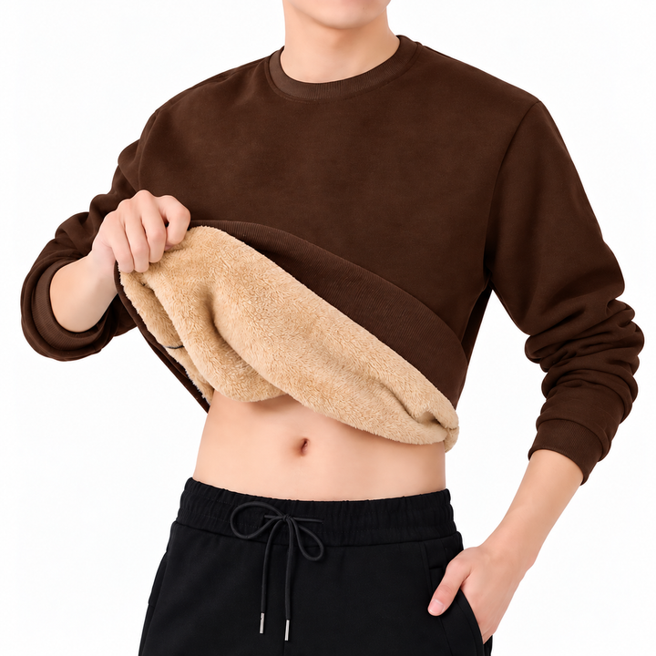 Men's Fleece Crew Neck Sweatshirt