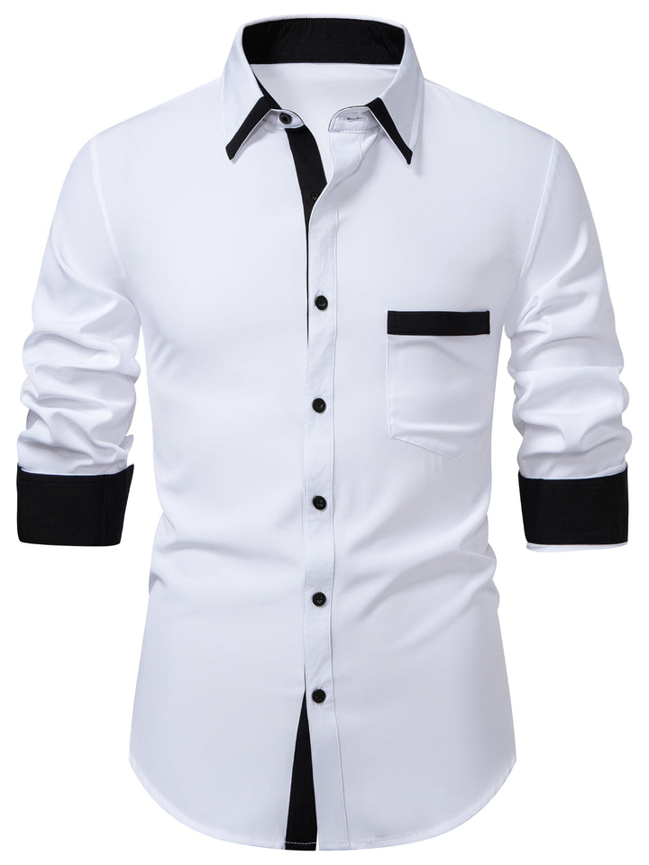 Men's Contrast Panel Shirt
