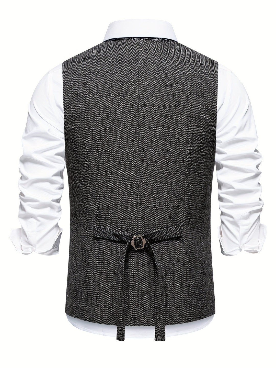 Men's Vintage Button Vest