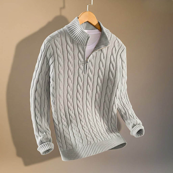 Henry Prestige Cable Knit Sweater
