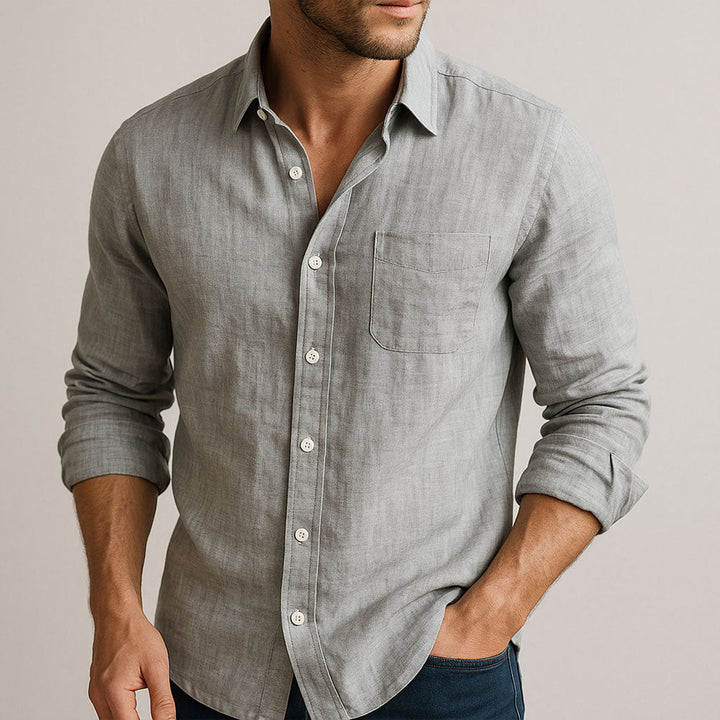 Men's Linen Blend Shirt