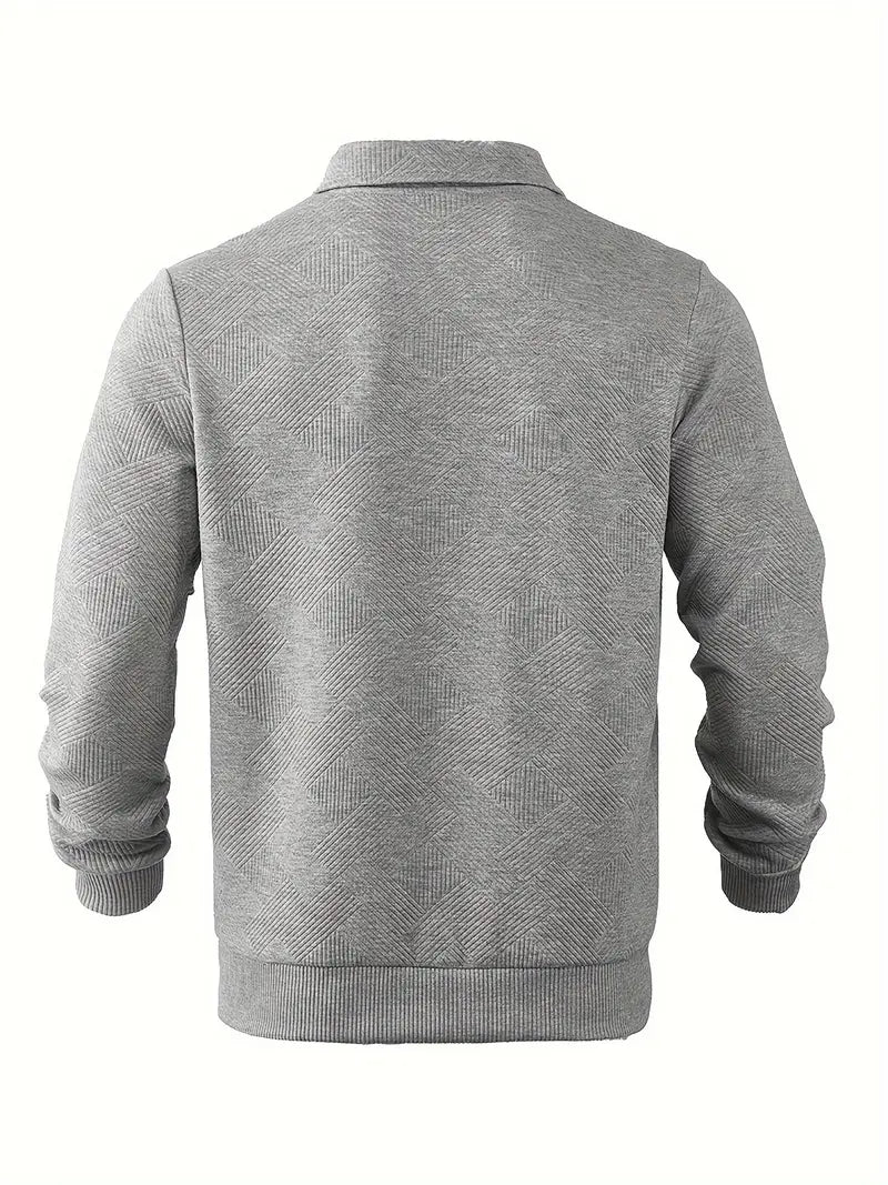 Men's Geometric Knit PUllover