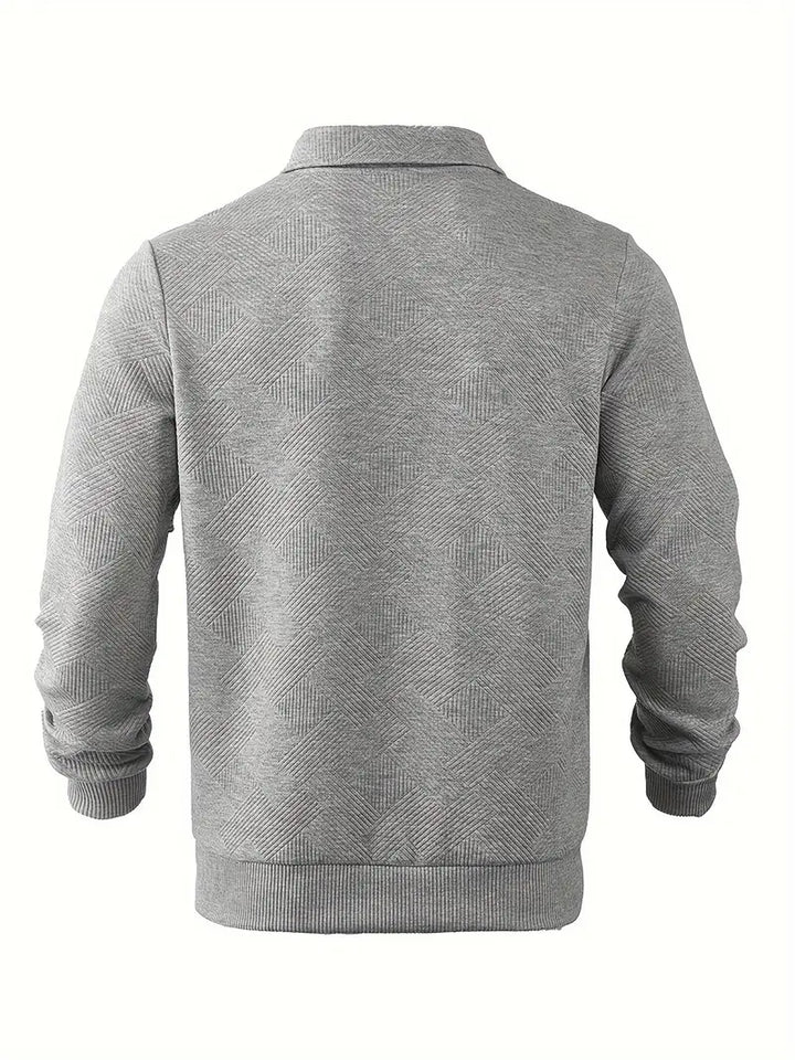 Men's Geometric Knit PUllover