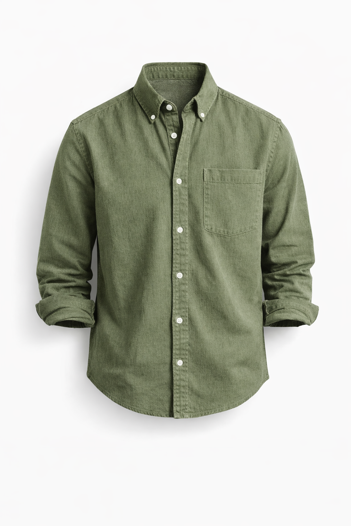 Men's Tailored Button-Up Shirt