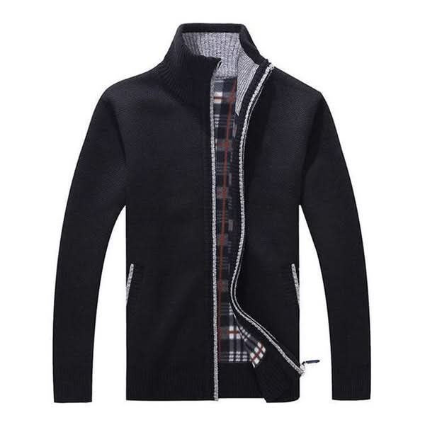 Men's Zip Knit Sweater