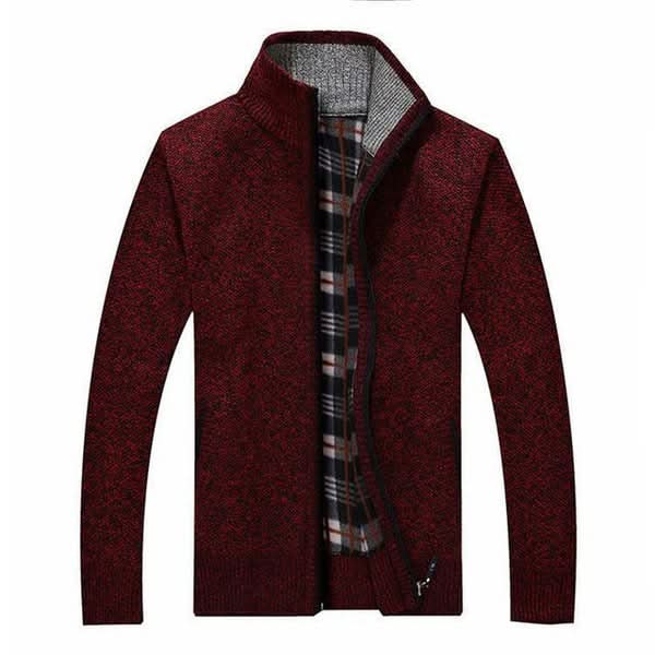 Men's Zip Knit Sweater