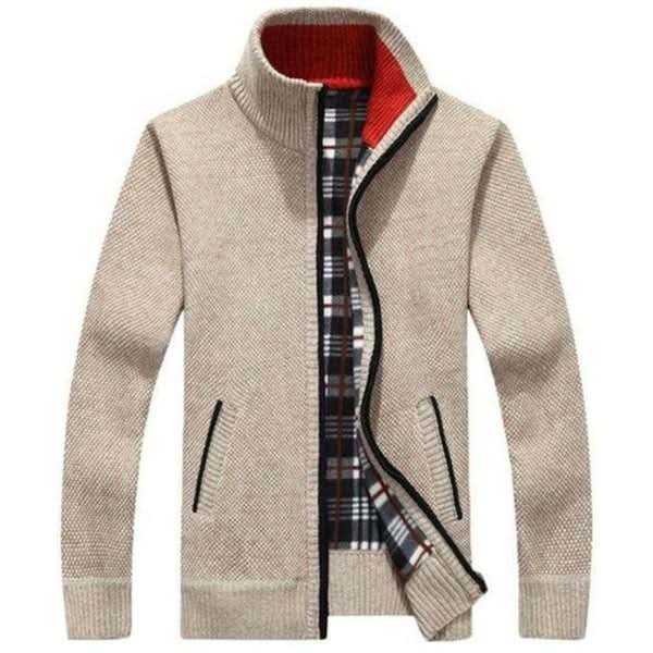 Men's Zip Knit Sweater