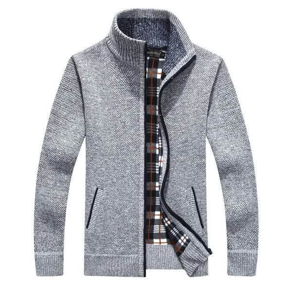Men's Zip Knit Sweater