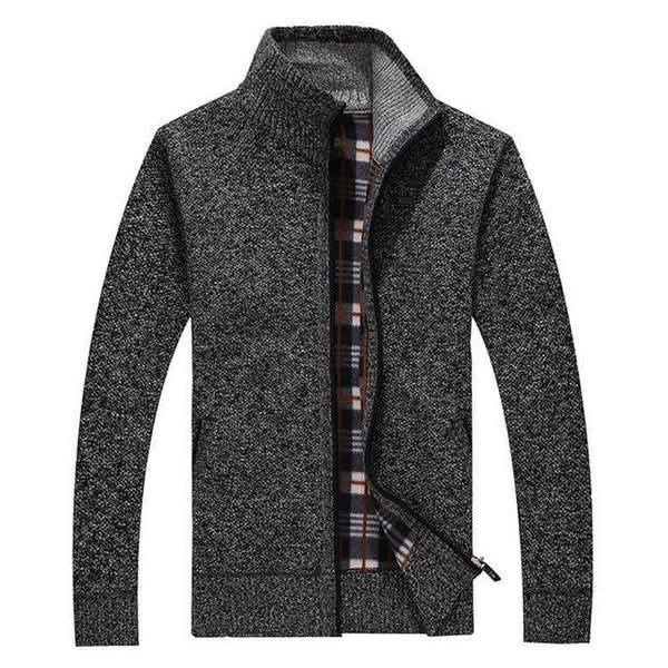 Men's Zip Knit Sweater